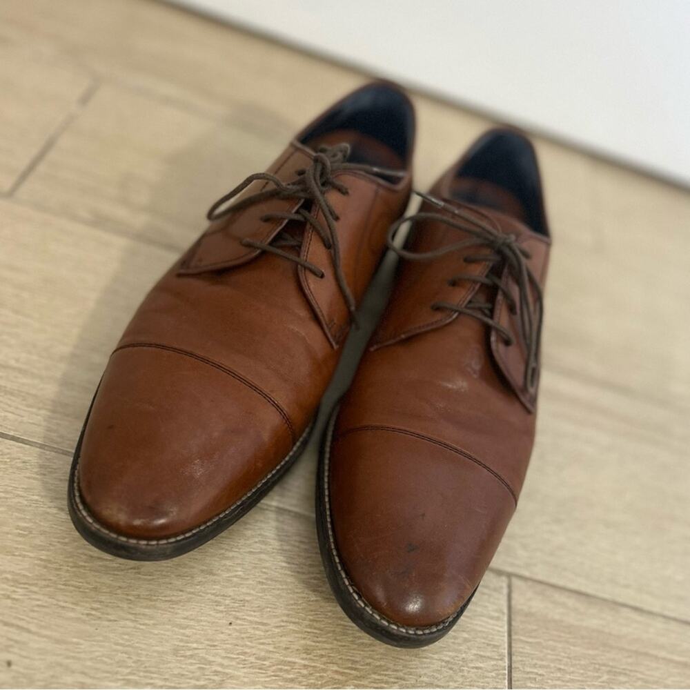 Cole Haan Men's Size 9.5M Lenox Hill Cap Toe Oxford Tan C11632